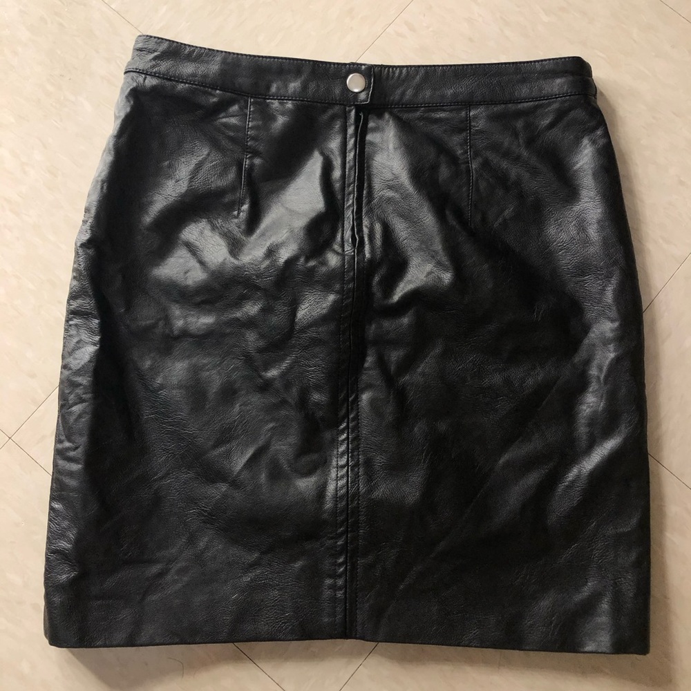 H&M Leather Skirt